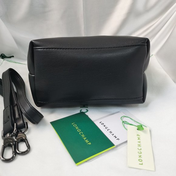 Longchamp Lepliage Black Nylon Backpack Bag - Picture 3 of 8